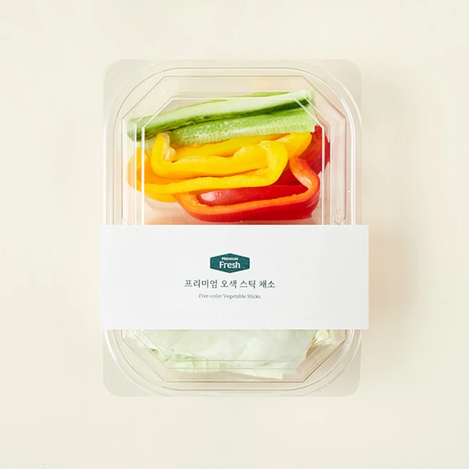 프리미엄 오색 스틱 채소, 300g, 1개 - 쿠팡