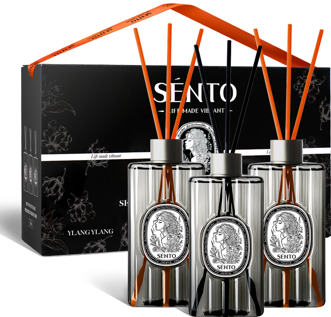 센토 인텐스 프리미엄 대용량 디퓨저, 일랑일랑, 550ml, 3개