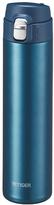 TIGER 虎牌 彈蓋型不銹鋼保溫保冷杯 MMJ-S型, 珠光藍, 600ml, 1個