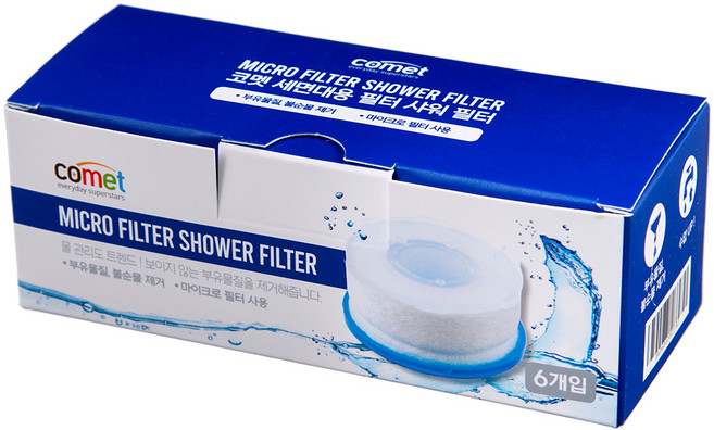 코멧 세면대용 필터 샤워 필터, 1개, CFS-423
