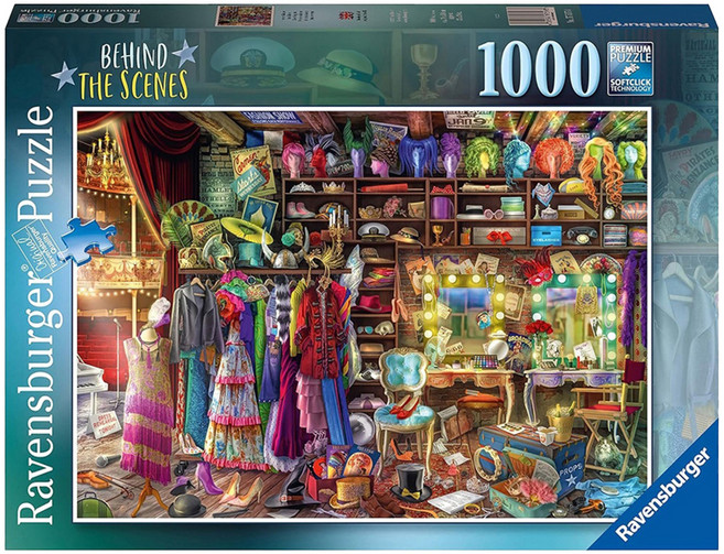 Ravensburger 維寶 表演後台拼圖, 1000片, 表演後台, 1盒