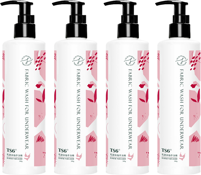 ts6 私舒衣物手洗精, 300g, 4瓶