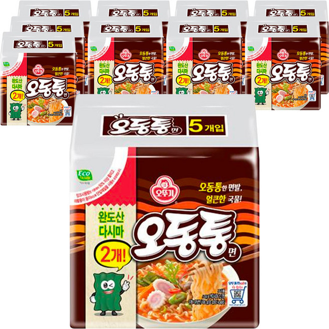 오뚜기 오동통면 120g, 50개