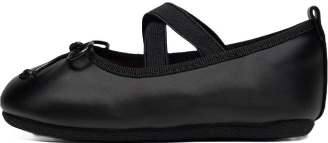 라스텔라 발볼넓은 크로스 메리제인 플랫 구두