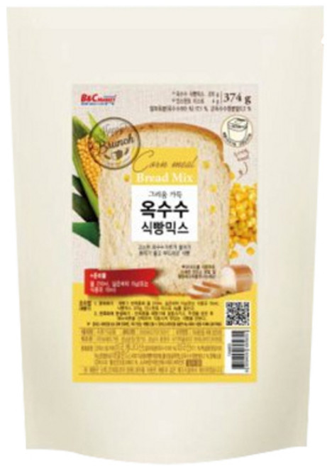브레드가든 그리움 가득 옥수수 식빵믹스, 374g, 1개
