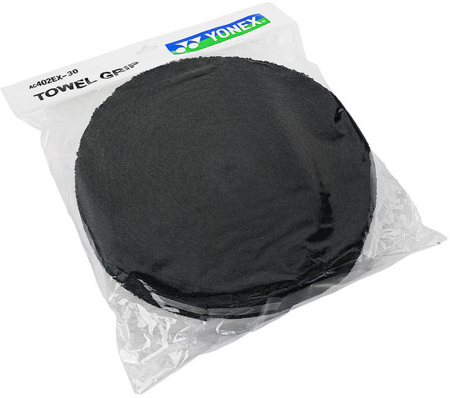 요넥스 타올그립 배드민턴라켓 그립 테이프 AC-402EX-30, 블랙, 1개
