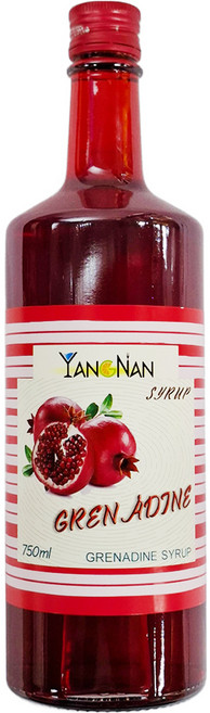 yangnan 仰南 石榴風味糖漿, 750ml, 1瓶