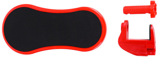 코모스코 편안한 테이블 키보드 마우스 팔걸이 270 x 140 mm, 레드, 1개