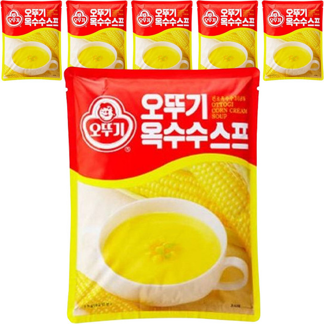 오뚜기 옥수수 스프, 1kg, 6개