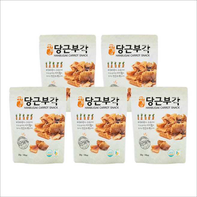 한부각 당근부각, 30g, 5개