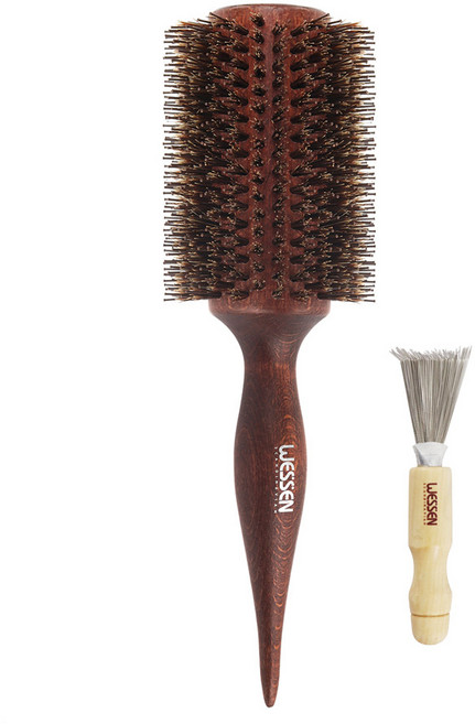 웨신 점보 드라이 롤브러쉬 10호 + 브러쉬클리너, 브라운+베이지, 1개