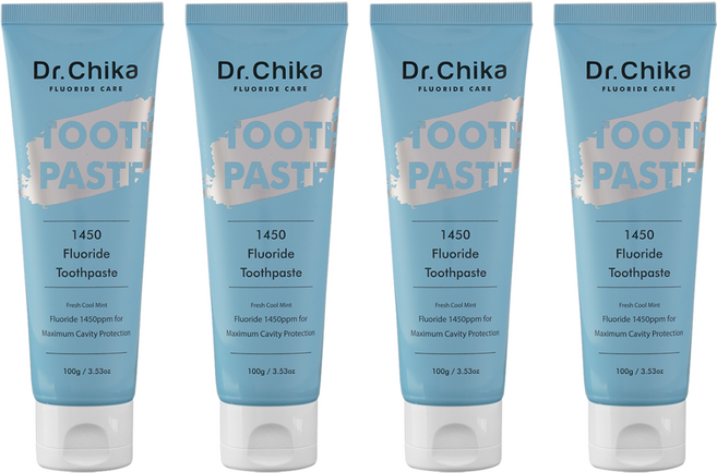 닥터치카 고불소 1450 치약, 100g, 4개
