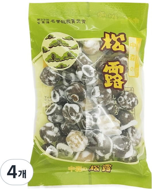 나카모리제과 송로모양 과자, 200g, 4개