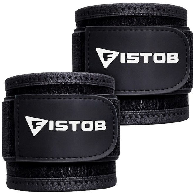 FISTOB 加壓護腕 2入, 黑色, 1套