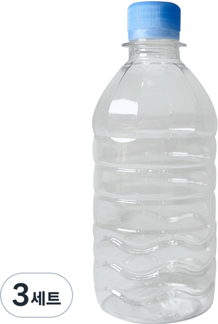 대경 생수PET GW 350ml 10p +파랑캡 10p 세트, 3세트, 용기 10p + 캡 10p