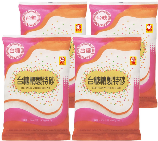 台糖 精製特砂, 500g, 4包