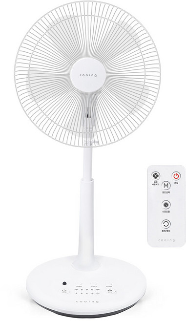 쿠잉전자 리모컨 발터치 선풍기, EF-F1401W