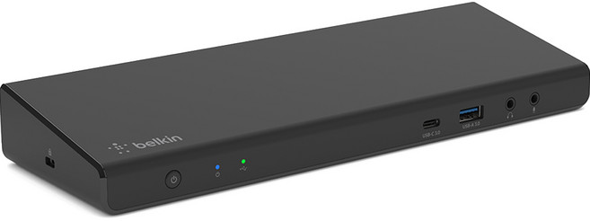 벨킨 connect 유니버셜 USB C 트리플 디스플레이 독 INC007qc, 블랙, 1개