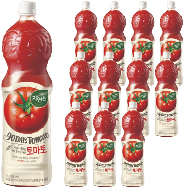 자연은 토마토, 1.5L, 12개