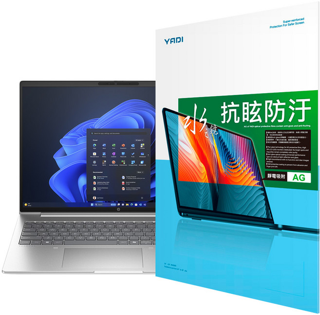 YADI 亞第 防眩抗反光16：10水之鏡保護貼 HP ProBook 460 G11 PF4HAG-W160, 1片