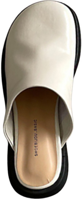 여성용 멜로니 라운드 뮬 단화 C210_C-259