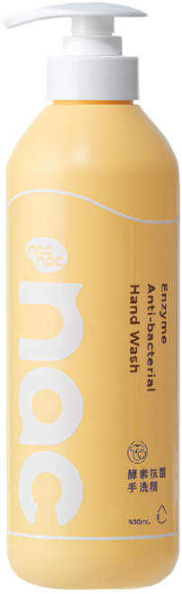 nac nac 酵素抗菌手洗精, 1個, 500ml