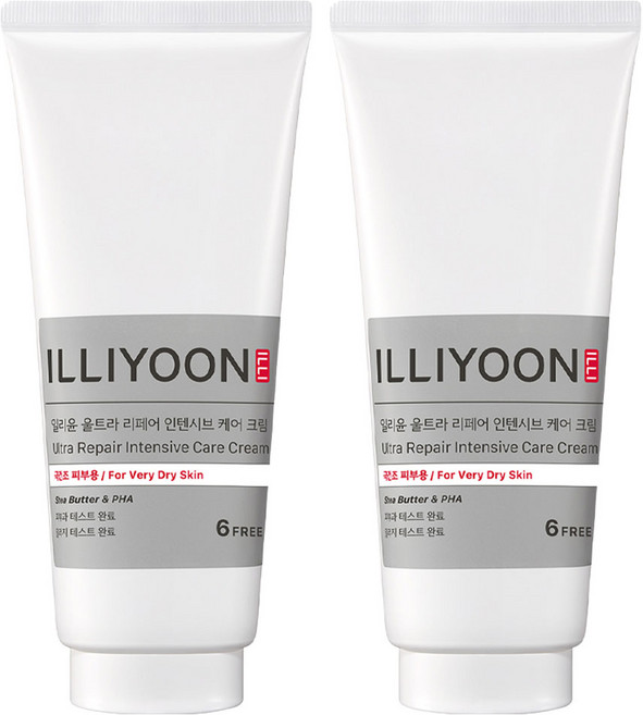 일리윤 울트라 리페어 인텐시브 케어 크림, 200ml, 2개