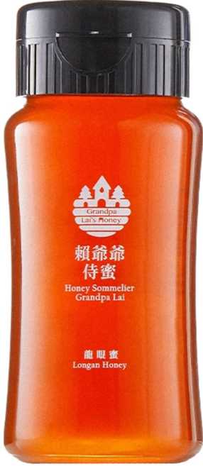 賴爺爺蜜蜂小森林 侍蜜系列 龍眼蜜, 380g, 1瓶
