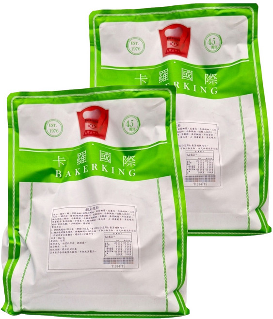 Bakerking 卡羅 鯛魚燒粉, 2kg, 2包