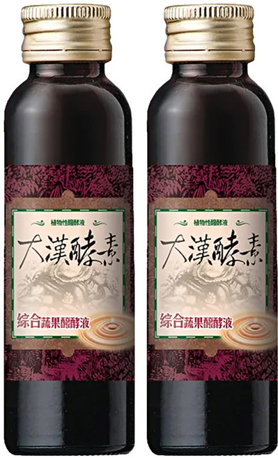 大漢酵素 綜合蔬果醱酵液, 60ml, 2瓶