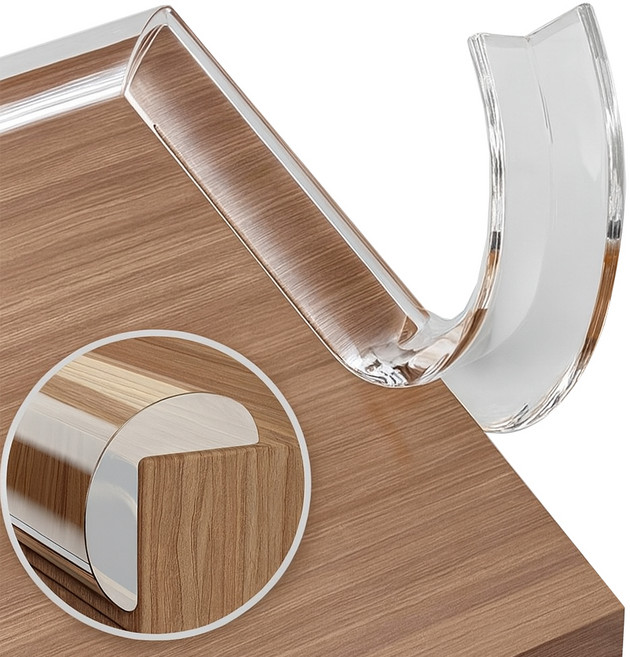 웰티움 충돌방지 모서리 보호대, 투명, 1개