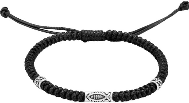 붓다베스트 부와 장수 상징하는 잉어 매듭 팔찌