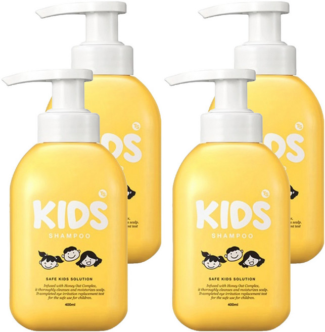 TS 키즈 샴푸, 400ml, 4개