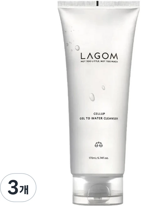 라곰 셀럽 젤 투 워터 클렌저, 170ml, 3개 - 쿠팡
