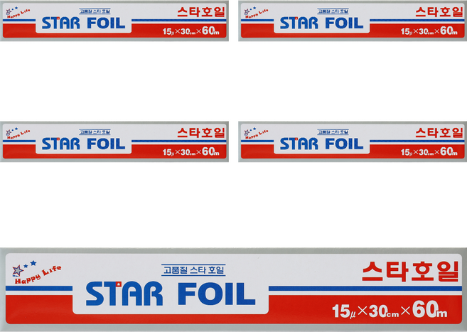 지제이알미늄 스타호일, 60m, 5개