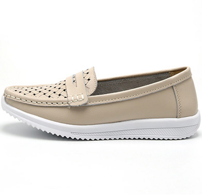 잭앤질 소가죽 펀칭 슬립온 JA2168N