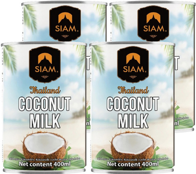 SIAM 椰奶, 400ml, 4罐