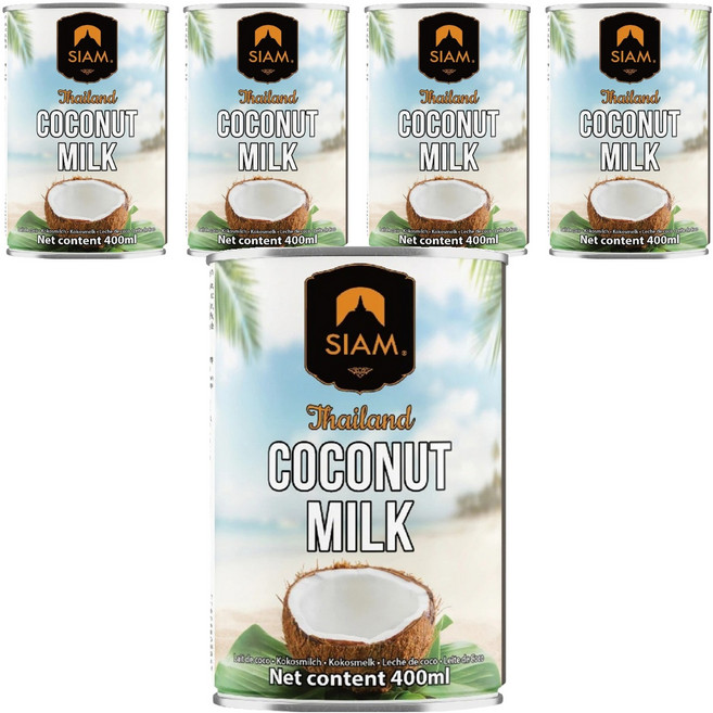 SIAM 椰奶, 400ml, 5罐