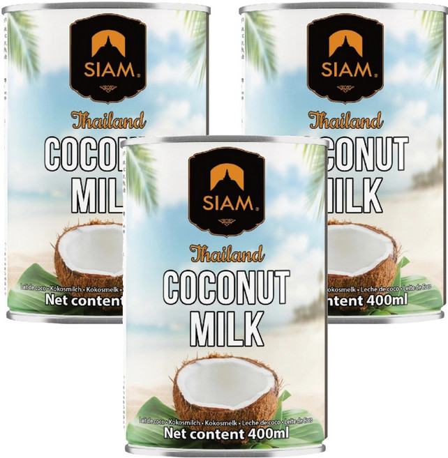 SIAM 椰奶, 400ml, 3罐