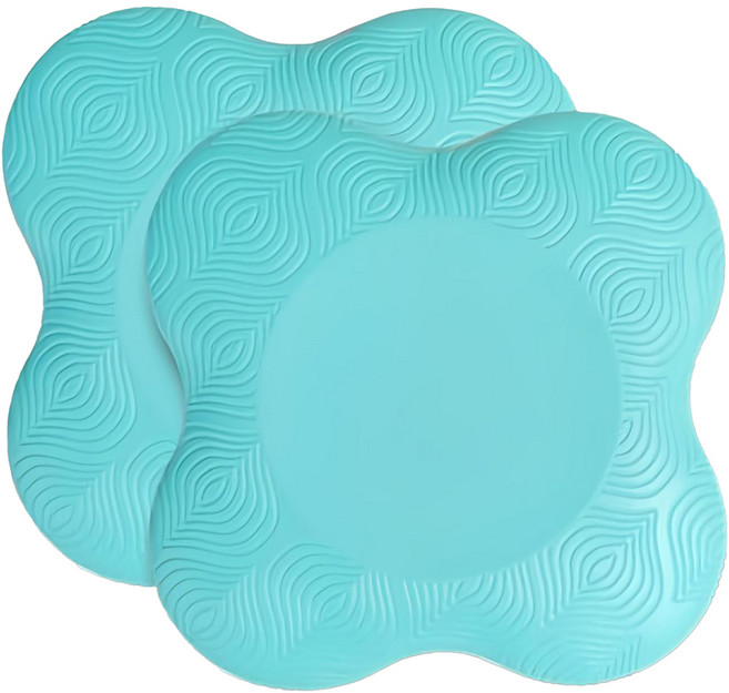 A-ZEAL 瑜珈關節緩衝保護墊AP6 2入 藍色 瑜珈墊 手肘墊 膝蓋墊 頭部保護, 1組