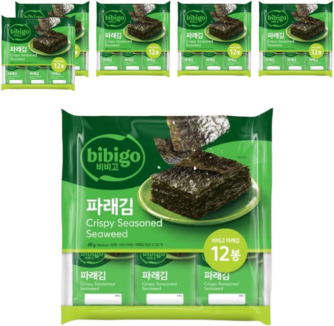 CJ bibigo 青海苔便當海苔, 6個