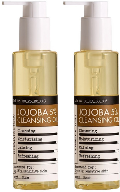 더마팩토리 호호바 5% 클렌징 오일, 150ml, 2개