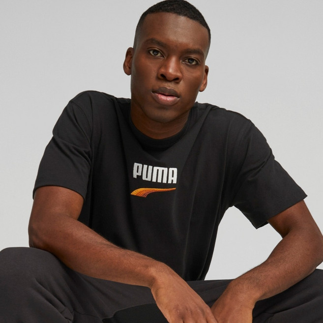 PUMA 男士 Downtown 標誌 T恤 62061701