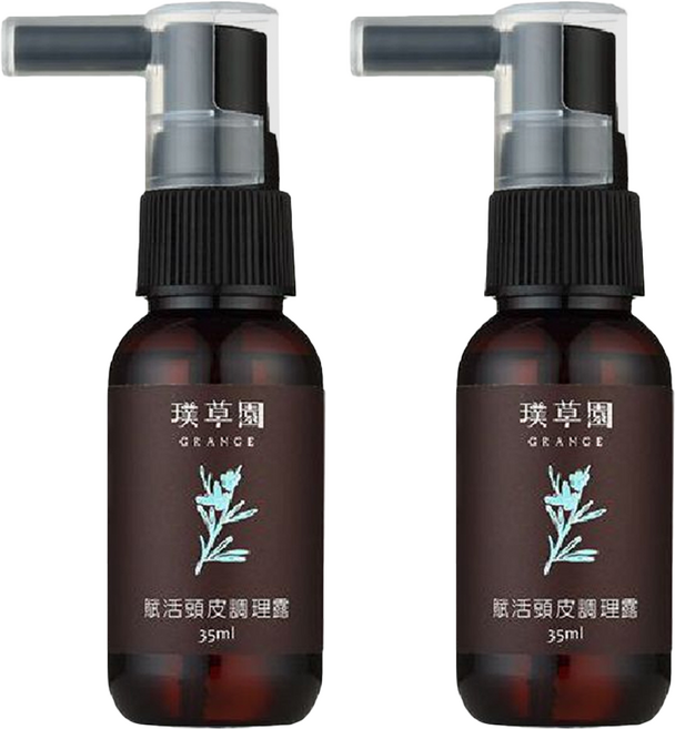 GRANGE 璞草園 賦活頭皮調理露, 35ml, 2瓶