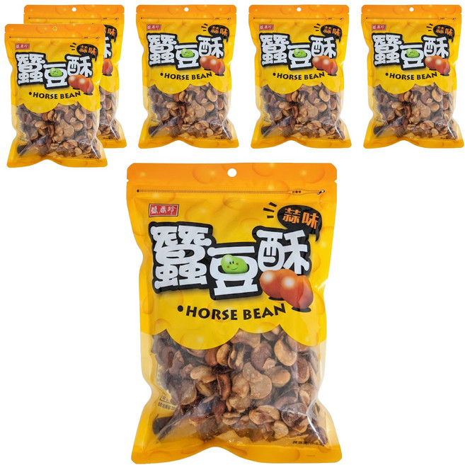 盛香珍 蠶豆酥 蒜味, 250g, 6包