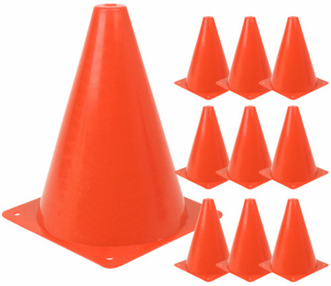 파티해 미니 칼라콘, 레드, 10개