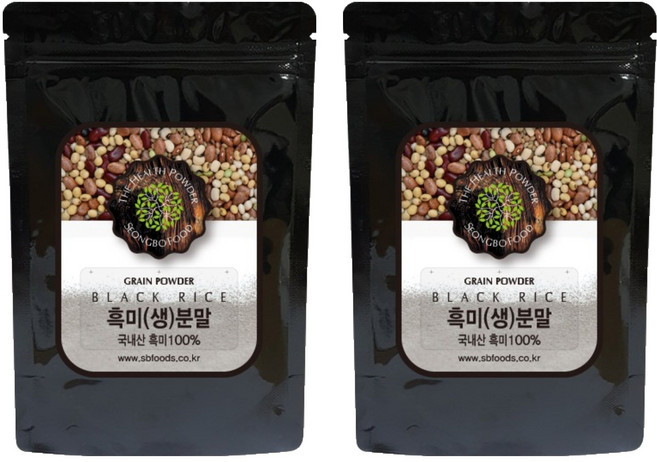 성보식품 국내산 흑미 생 분말, 300g, 1개입, 2개