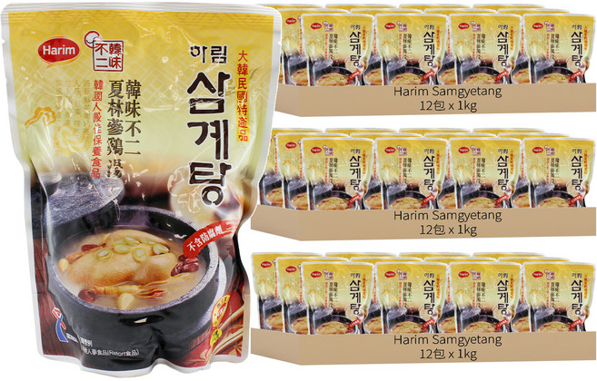 Harim Samgyetang 韓味不二 夏林人蔘雞湯, 1kg, 36包