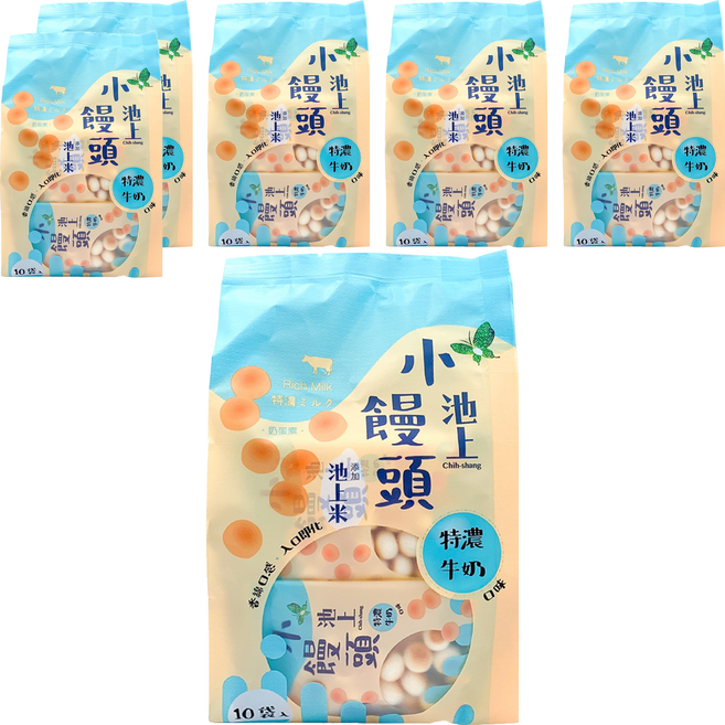 池上鄉農會 池上小饅頭 特濃牛奶口味, 150g, 6袋