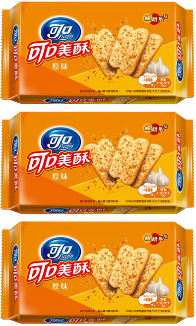 可口 可口美酥 原味, 90g, 3包